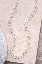 Silver Plated 4mm Cable Chain - SP