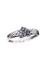 Sterling Silver Flower Blossoms Ring - SS