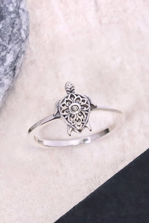 Sterling Silver Sea Turtle Ring - SS